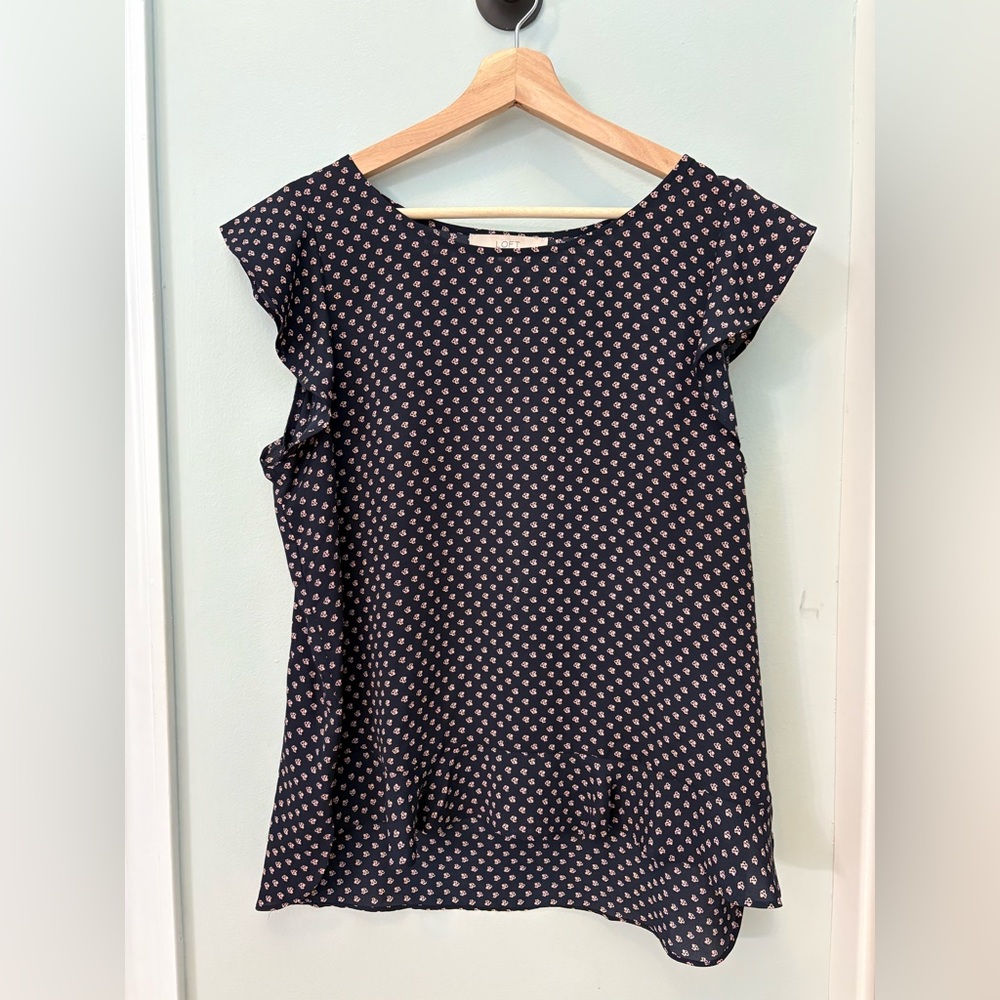 Loft Flutter Sleeve Top
